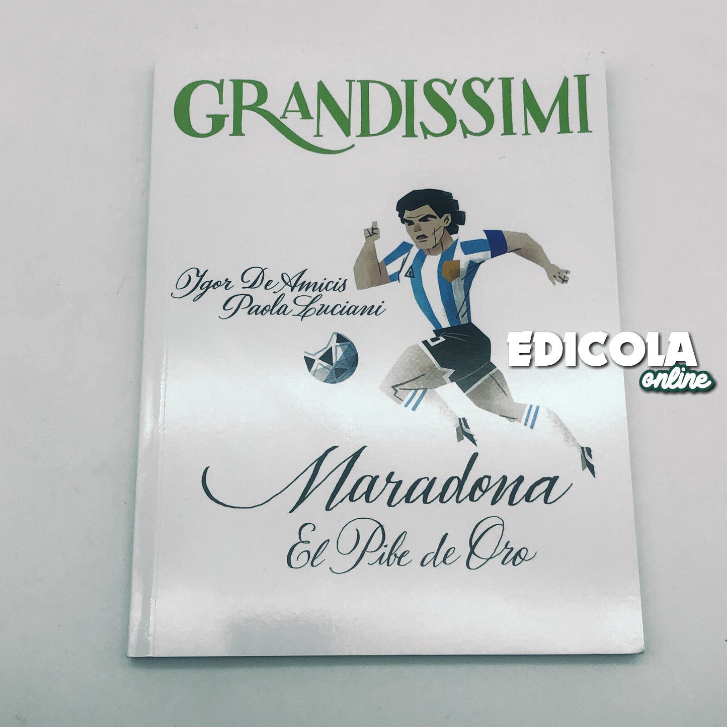 Libro Grandissimi Maradona El pibe de Oro - Diego Armando Gazzetto dello Sport