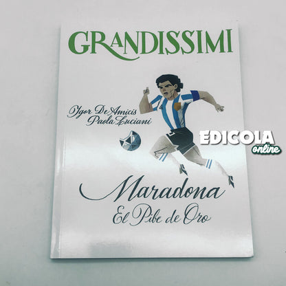 Libro Grandissimi Maradona El pibe de Oro - Diego Armando Gazzetto dello Sport