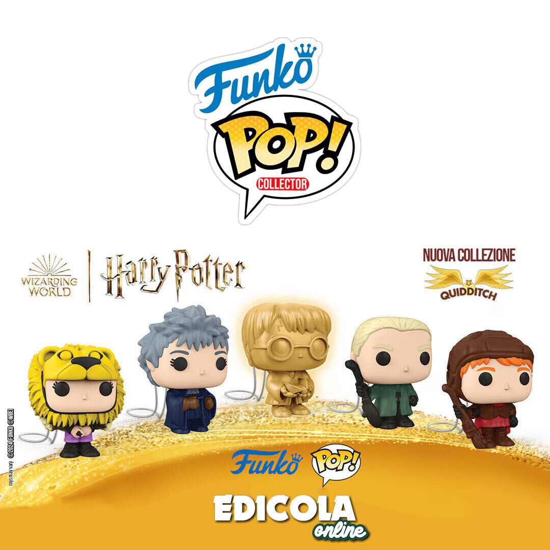 Überraschung KINDER JOY Funko Pop Harry Potter Italia 2024 Collection Complete Series