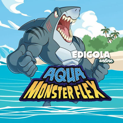 Personaggi AQUA MONSTER FLEX Monsterflex Allungamostri Allungabili Mostri Marini