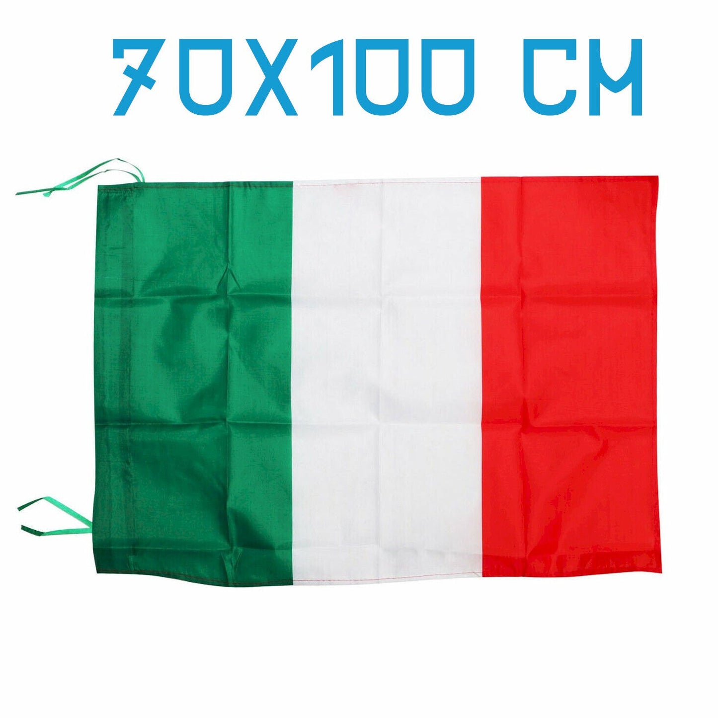 Drapeau de l'Italie italienne 70x100 cm Bouclier de Football Tricolore Napoli Shield