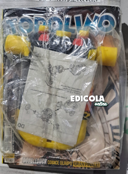 4x Fumetti TOPOLINO n. 2954 2955 2956 2957 con Gadget Auto Doubleduck Blisterato