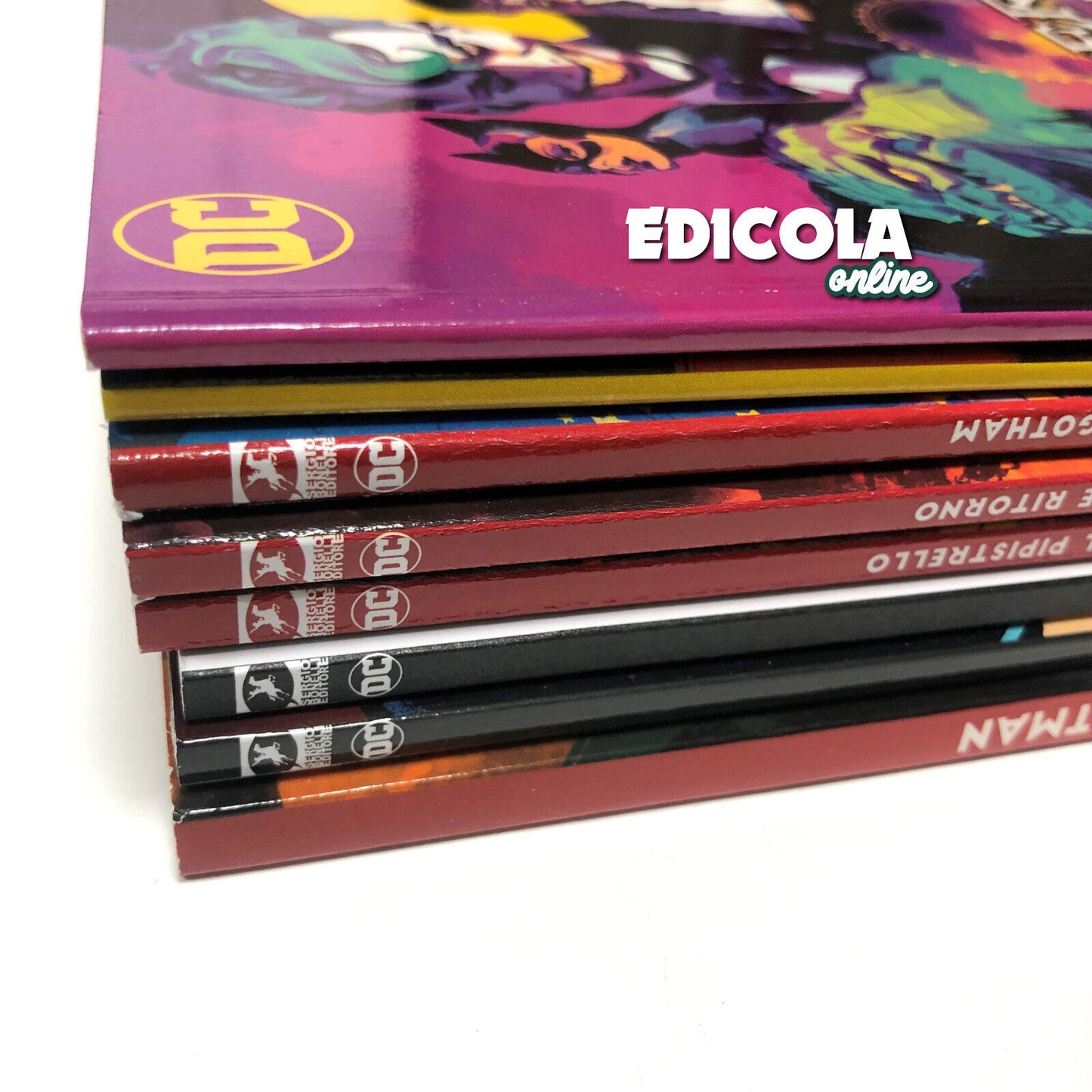 Komplette Saga 8x DYLAN DOG und BATMAN Comics Nummer 0 1 2 3 + Variante Cover Joker