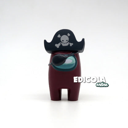 mini Action Figures 3D dei Personaggi AMONG US Serie 3 Edicola Toikido Crewmates