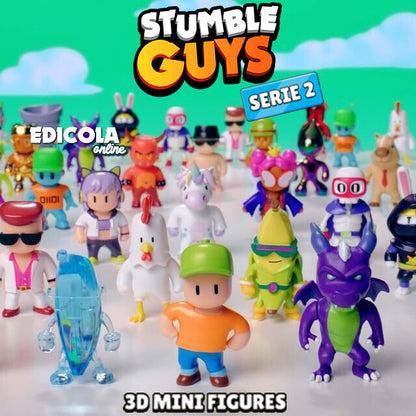 STUMBLE GUYS Serie 2 Charaktere – 3D-Mini-Actionfiguren