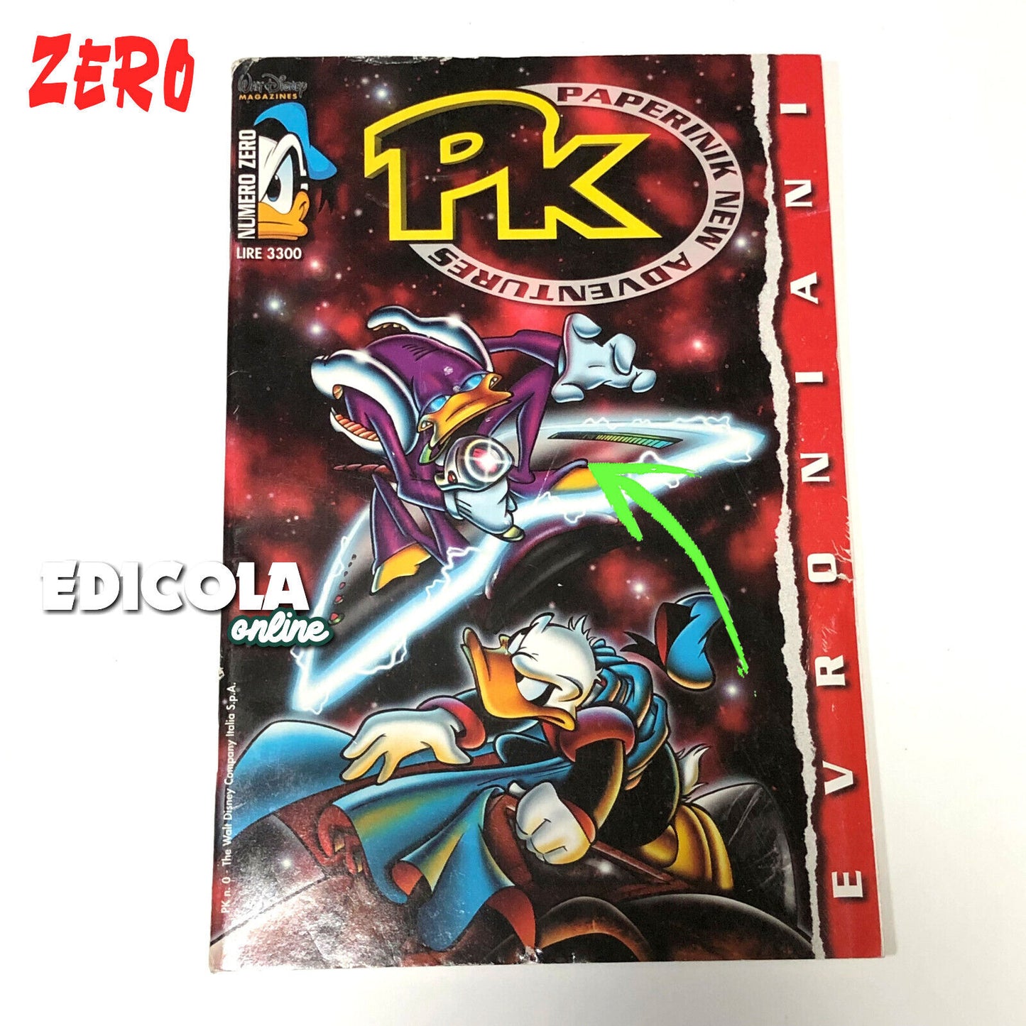 Comics Lot PKNA Paperinik New Adventures Pikappa Complete PK Disney Zero 1 2