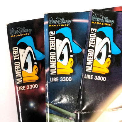 3x Fumetti PKNA Numero Zero 0/2 0/3 Paperinik New Adventures PK Disney Pikappa