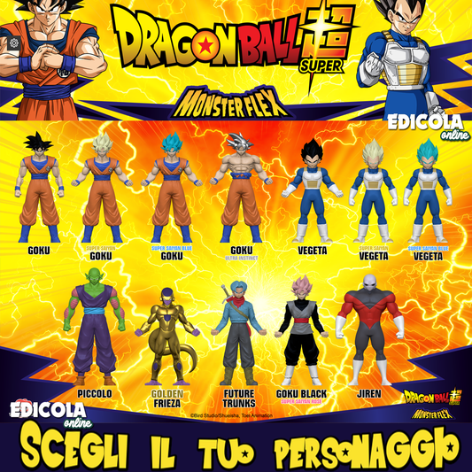 DRAGONBALL Super ausziehbare 3D-Actionfigur Monsterflex Goku Manga-Charaktere