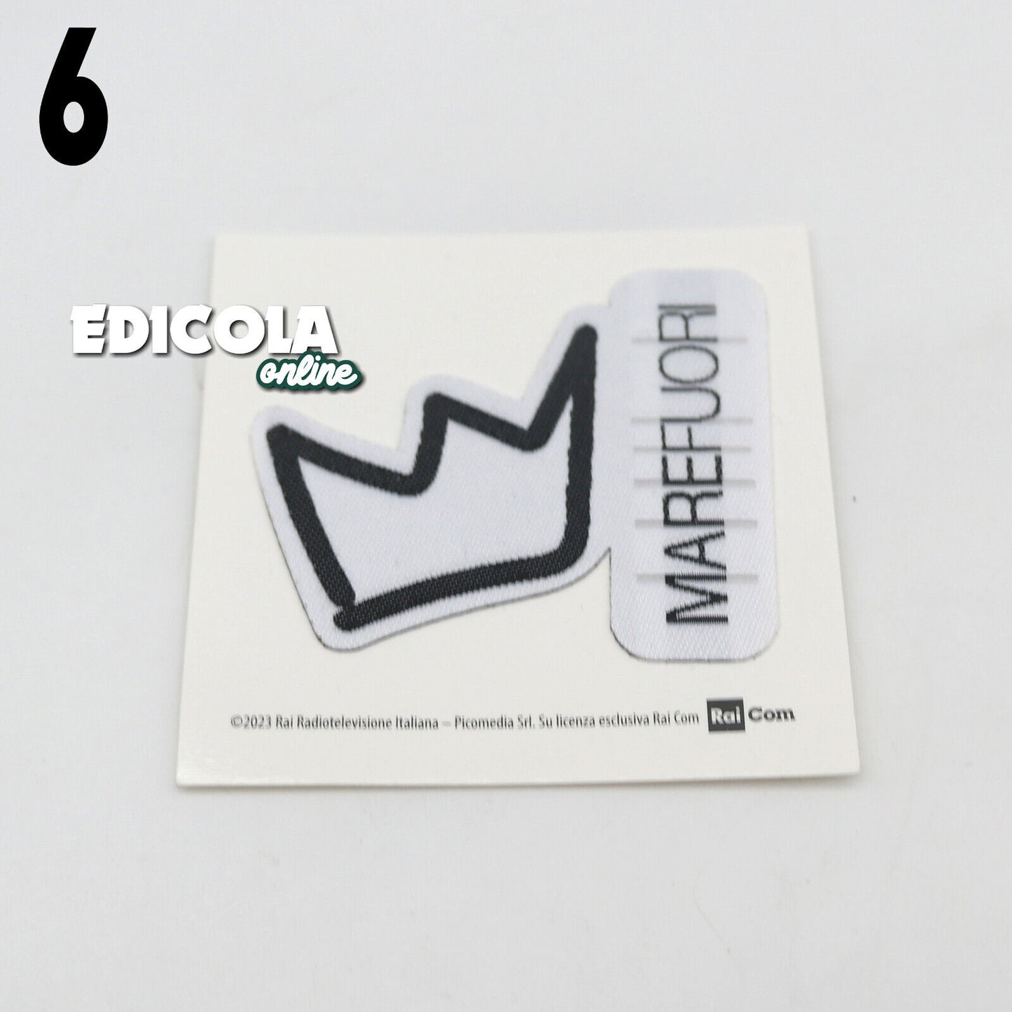 Choisissez le bracelet en silicone avec phrase Patch de la série télévisée SEA FUORI Rai 2023