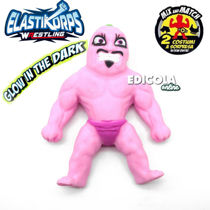 Personaggi ELASTIKORPS Lottatori Wrestling Cicaboom Maxi Action Figure AEW WWE
