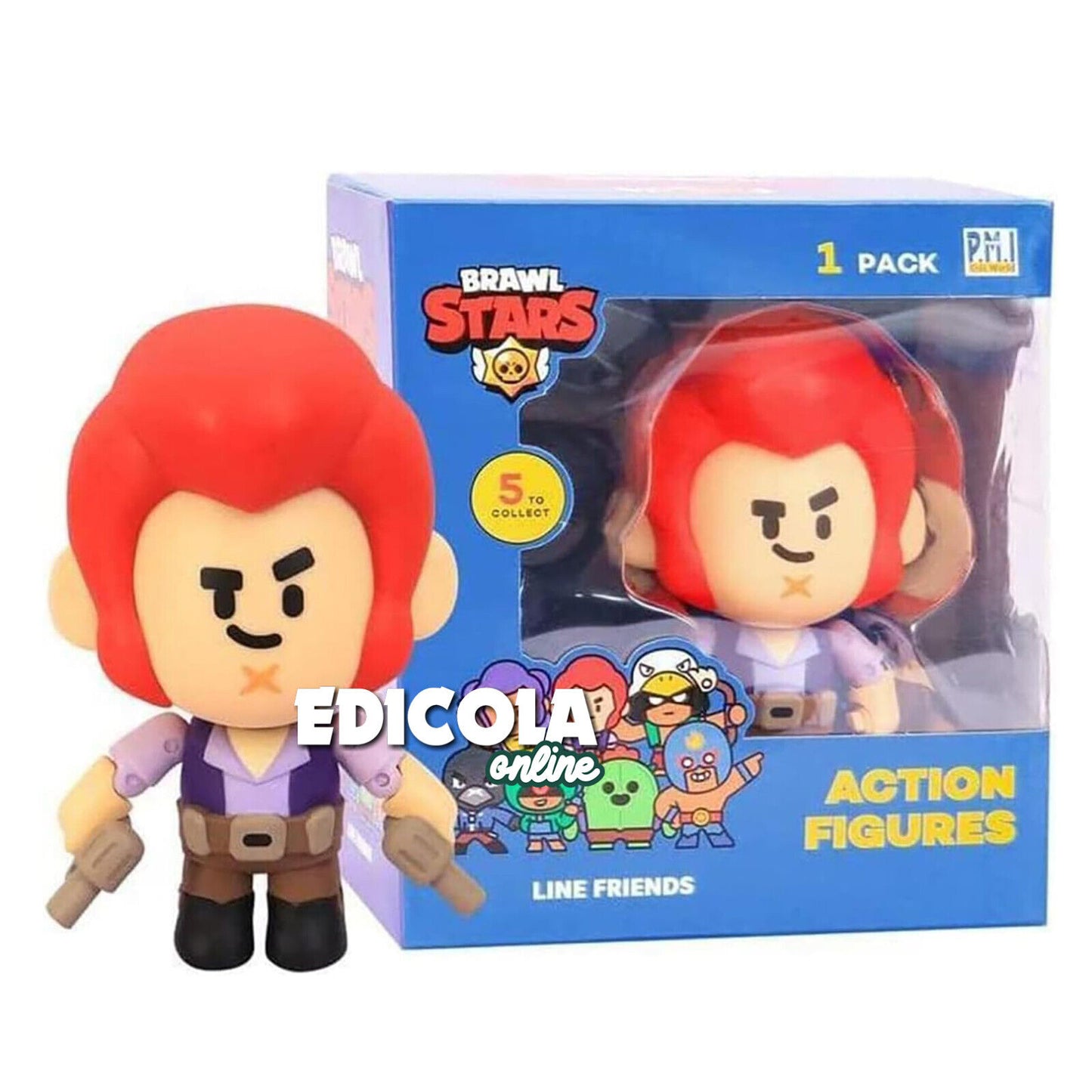 COLT - Personnage de BRAWL STARS - MAXI Figurines Série 1