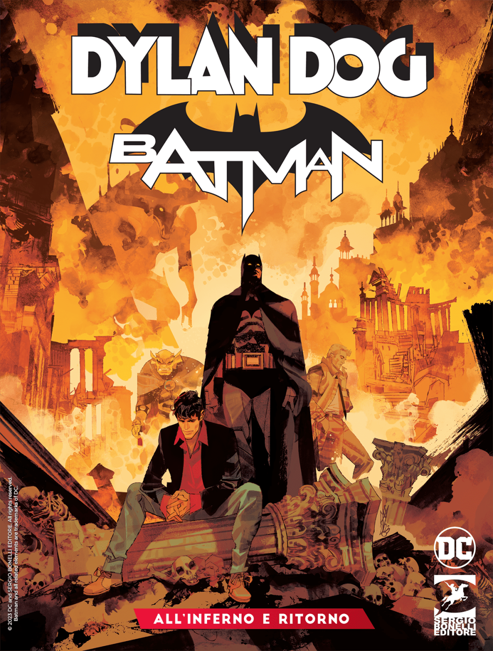 Fumetti DYLAN DOG e BATMAN Numero 0 1 2 3 Cover Variant Relazioni Pericolose DC