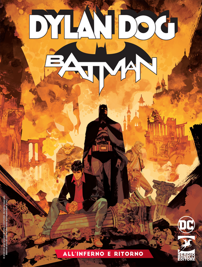 Fumetti DYLAN DOG e BATMAN Numero 0 1 2 3 Cover Variant Relazioni Pericolose DC