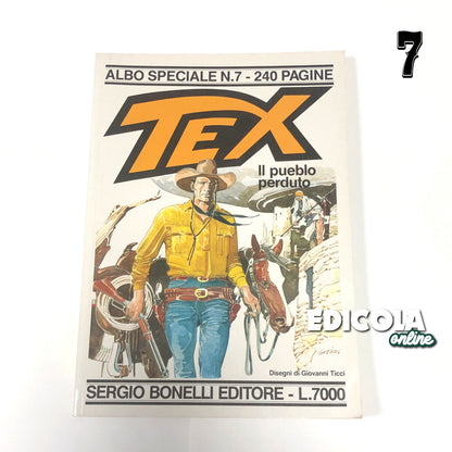 Fumetti ALBO SPECIALE Gigante TEX WILLER lotto Raro Texone Usati prima edizione