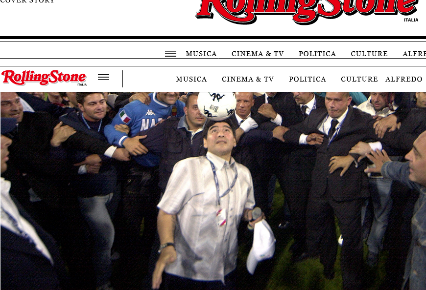 Chapeau TOTOSI Au revoir Ciro Ferrara à l'invité de San Paolo Diego Armando Maradona