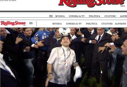 Chapeau TOTOSI Au revoir Ciro Ferrara à l'invité de San Paolo Diego Armando Maradona