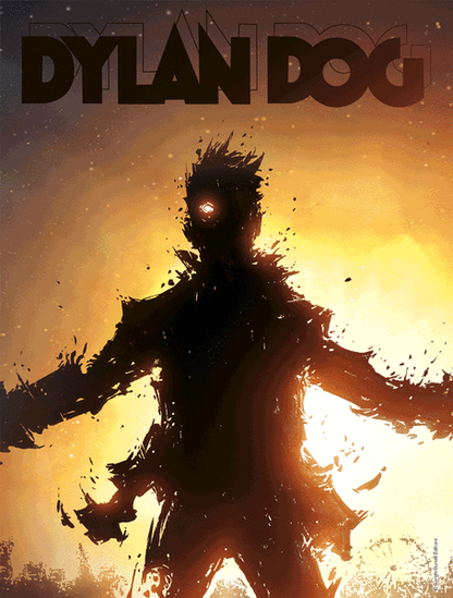 DYLAN DOG 387 Comic Cover VARIANT Sammlerstück Original seltene Lucca Comics