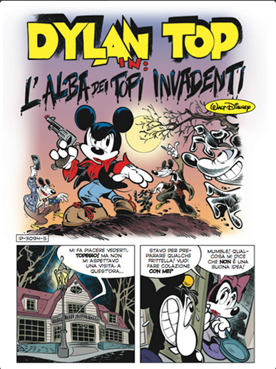 2 Fumetti TOPOLINO n. 3094 Variant Cover Dylan Top Dog + 3127 Speciale Halloween