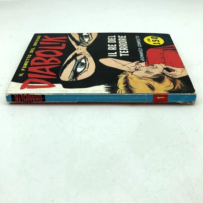Comic DIABOLIK THE KING OF TERROR number n. 1 Anastatic reprint Astorina 1994