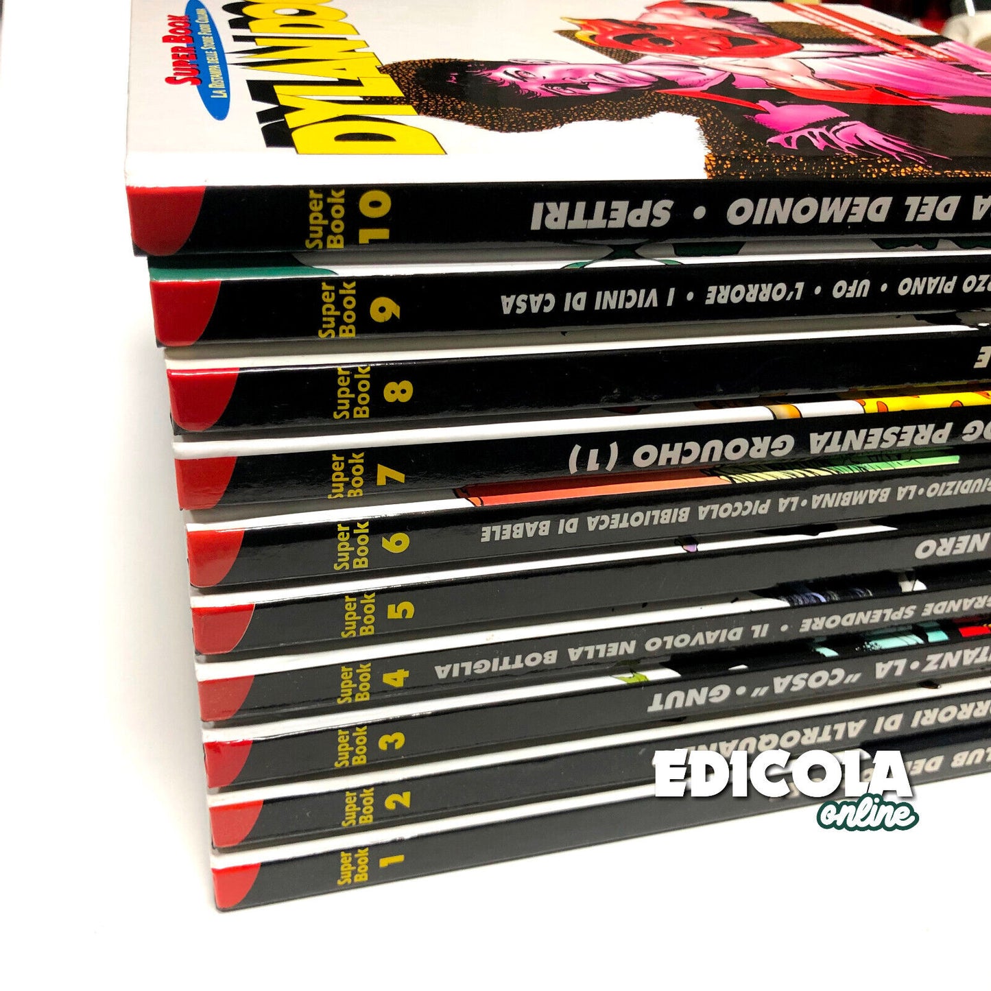 Lot de DYLAN DOG SUPER BOOK Hors Série Hardback Comics Séquence complète