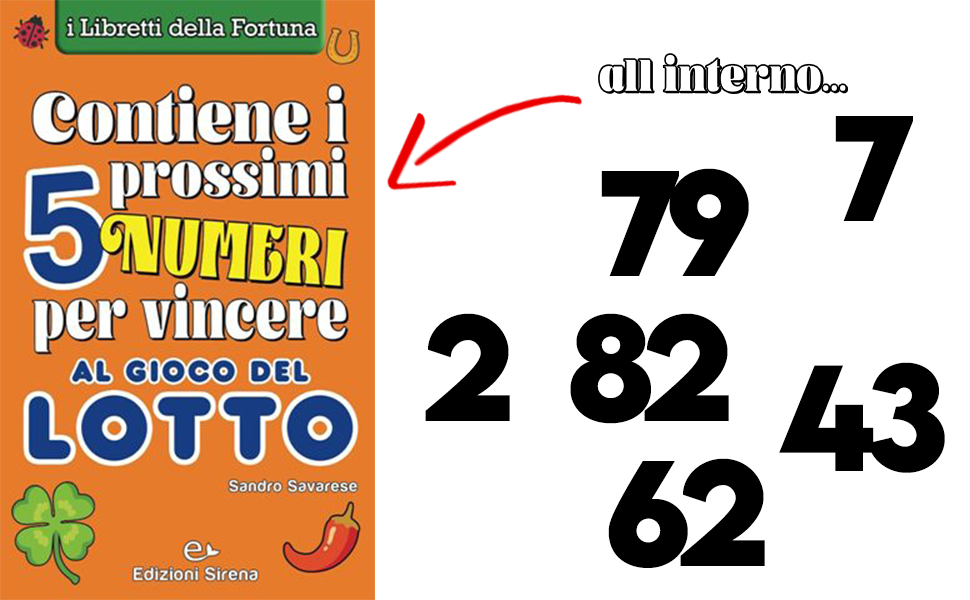 Libro della Fortuna: Contiene i prossimi 5 numeri per vincere al Gioco del Lotto