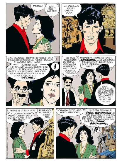 Comic Book Color Reprint of DYLAN DOG #1 Dawn of the Dead +421