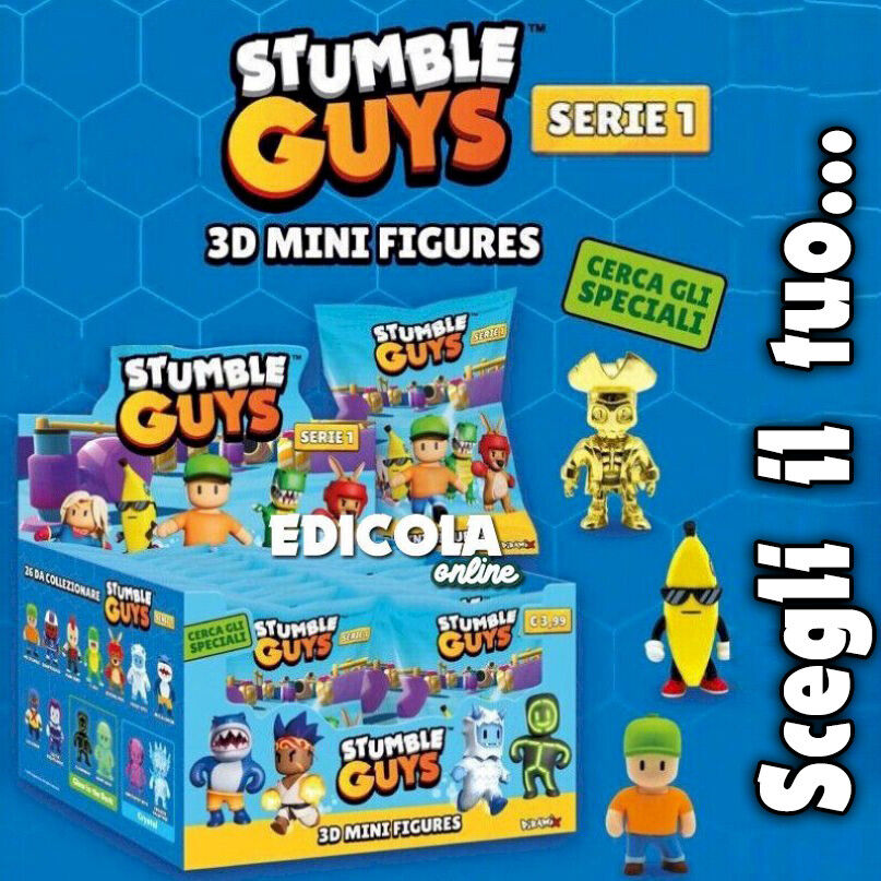 Personaggi STUMBLE GUYS Serie 1 - mini Action Figure 3D