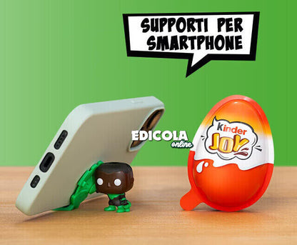 Sorpresa KINDER JOY Funko pop Supereroi le leggende DC Batman Serie Completa BPZ