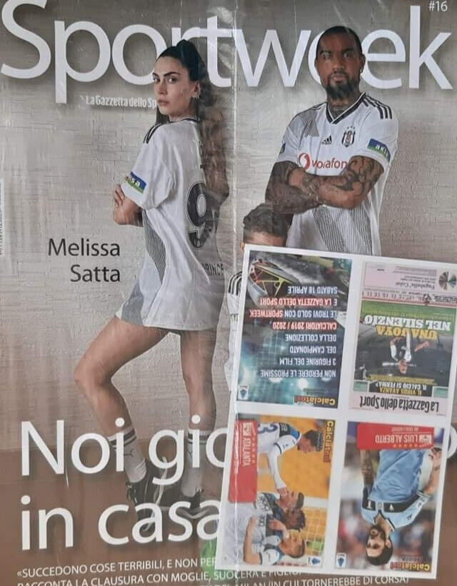 SPORTWEEK LA GAZZETTA DELLO SPORT Autocollants de footballeur 2019-20 Panini C15 C16 C17