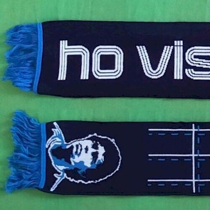Scarf Ultras Napoli Vintage Football I SAW MARADONA Champion Diego Armando