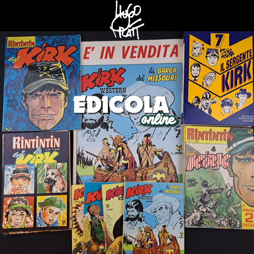 Comics Lot Sgt. Sergeant KIRK by HUGO PRATT Original Vintage 