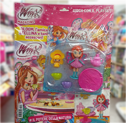Winx Club Magazine n 208 BD et jeux Bloom figurine poupée