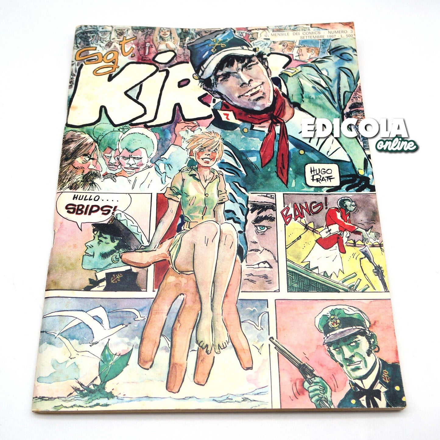Comics Lot Sgt. Sergeant KIRK by HUGO PRATT Original Vintage 