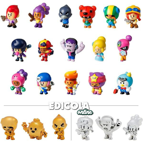 Personaggi BRAWL STARS mini Figures Serie 1 Action Figure 3D