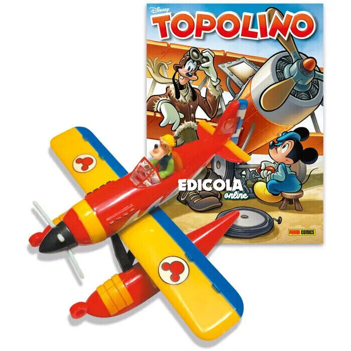 Mickey Mouse Comic 3563 3564 Livret original avec gadget hydravion biplan
