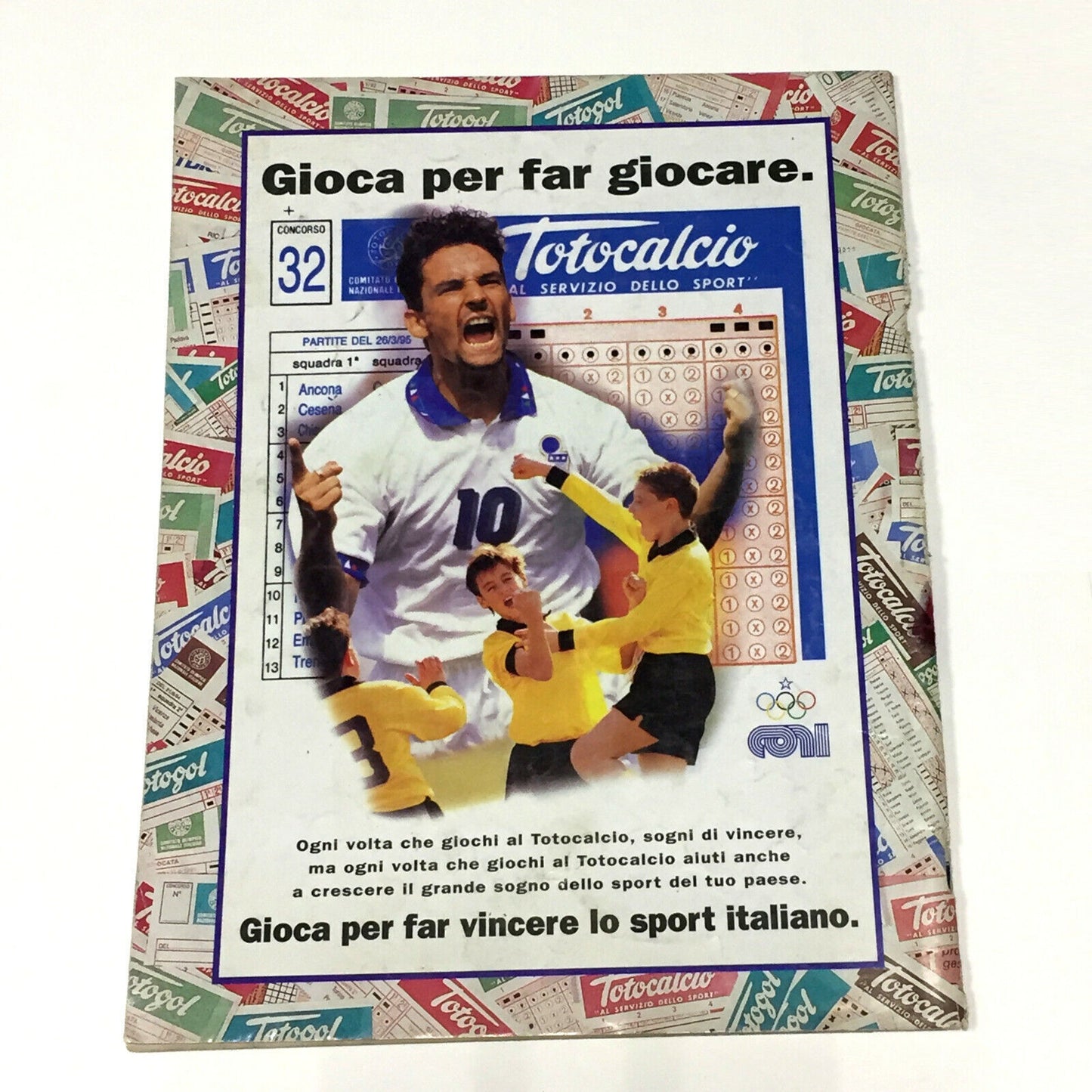 Totoguida Annuario Calcio Vintage Totocalcio Totip Enalotto Tris Scommesse lotto