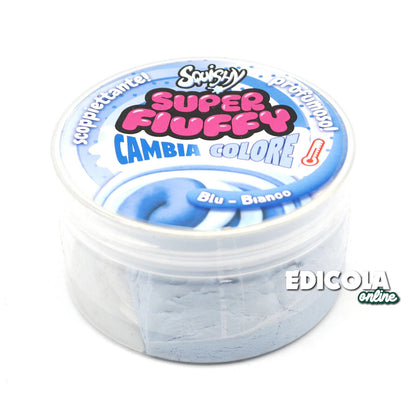 Glas mit SQUISHY SUPER FLUFFY Farbwechselnder, duftender Antistress-Schleim Hobby