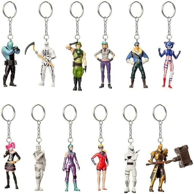 Scegli Portachiavi Personaggi FORTNITE BATTLE ROYALE mini Action Figure 3D Skin
