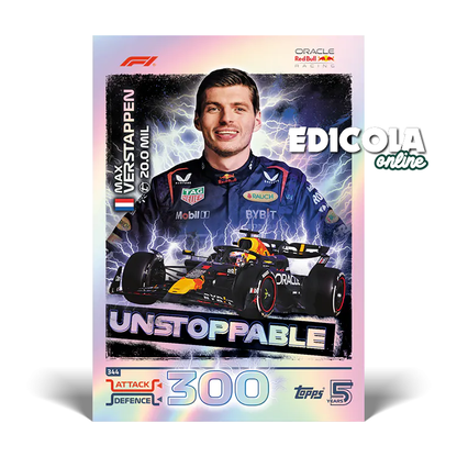 Pakete mit 10 TURBO ATTAX 2024 Formel-1-Karten, F1-Sammelkarte, Topps Auto