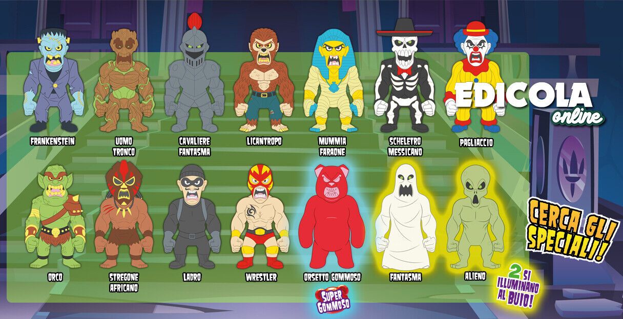 MONSTER FLEX Personnages Série 3 Monsterflex les monstres extensibles Monstres extensibles