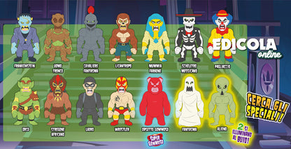 MONSTER FLEX Personnages Série 3 Monsterflex les monstres extensibles Monstres extensibles