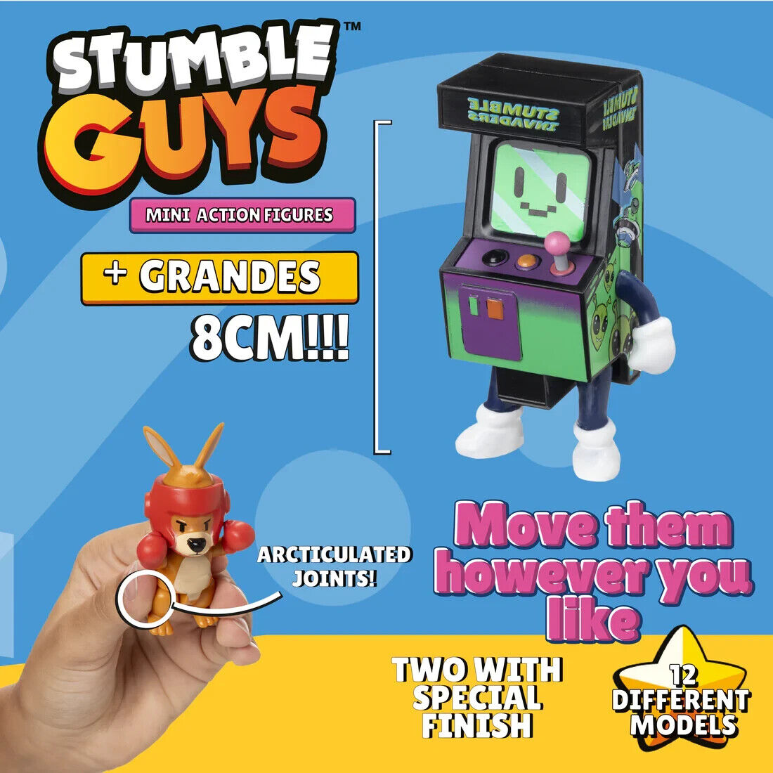 Choose Characters STUMBLE GUYS + BIG 3D Action Figures - Series 1 (2024)