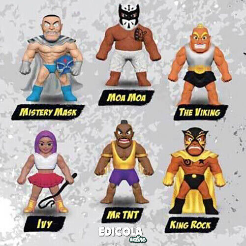 Personaggi ELASTIKORPS Lottatori Wrestling Cicaboom Maxi Action Figure AEW WWE