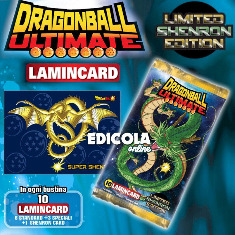 1x paquets de cartes Lamincards Dragon Ball Ultimate Limited Shenron Edition Lot