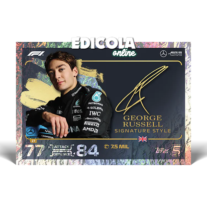 Pakete mit 10 TURBO ATTAX 2024 Formel-1-Karten, F1-Sammelkarte, Topps Auto