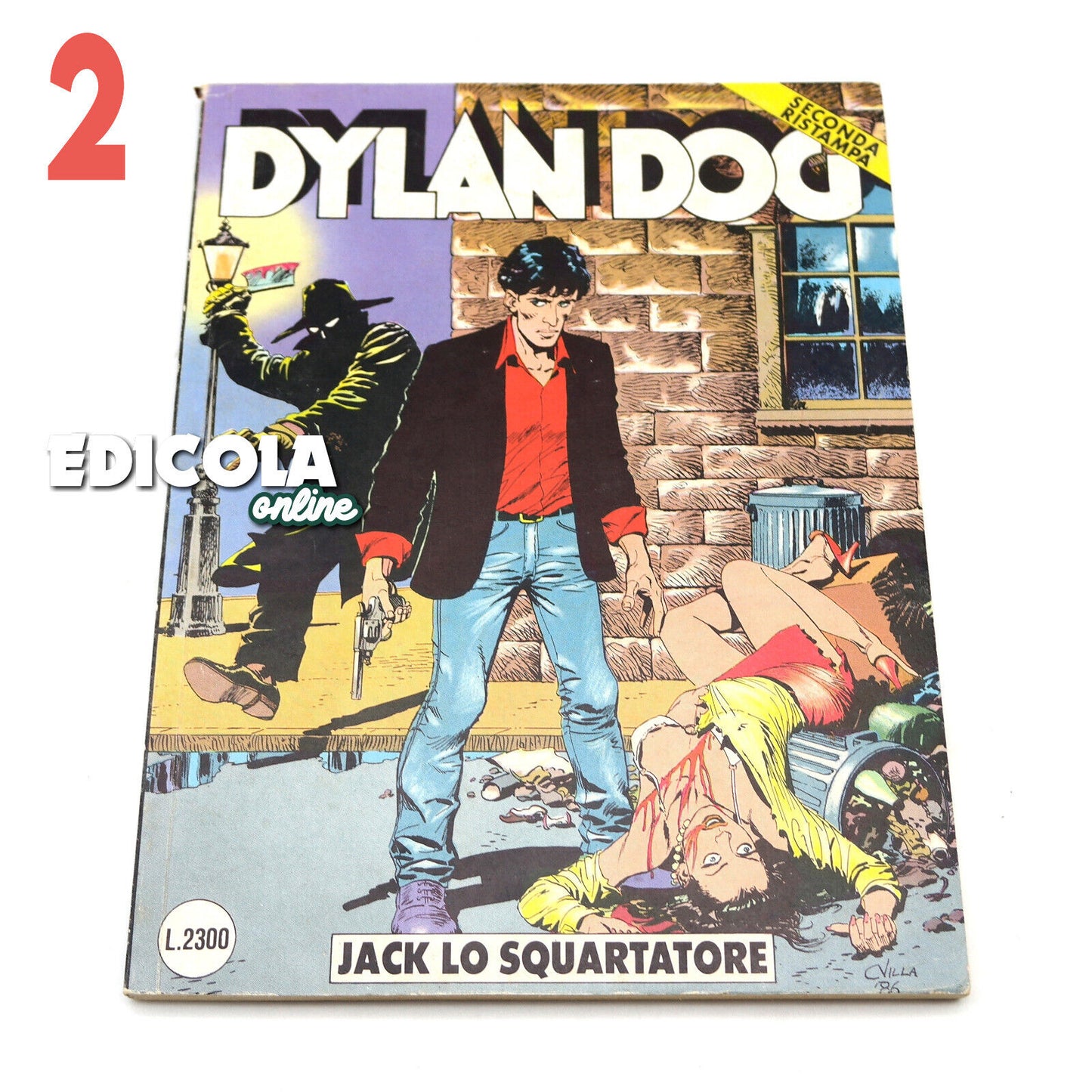 Lot de bandes dessinées DYLAN DOG Deuxième série de réimpression Séquence incomplète Bonelli