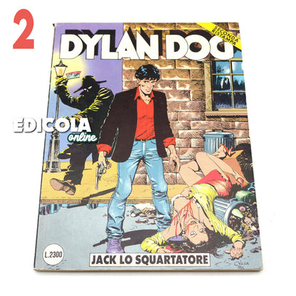 Lot de bandes dessinées DYLAN DOG Deuxième série de réimpression Séquence incomplète Bonelli