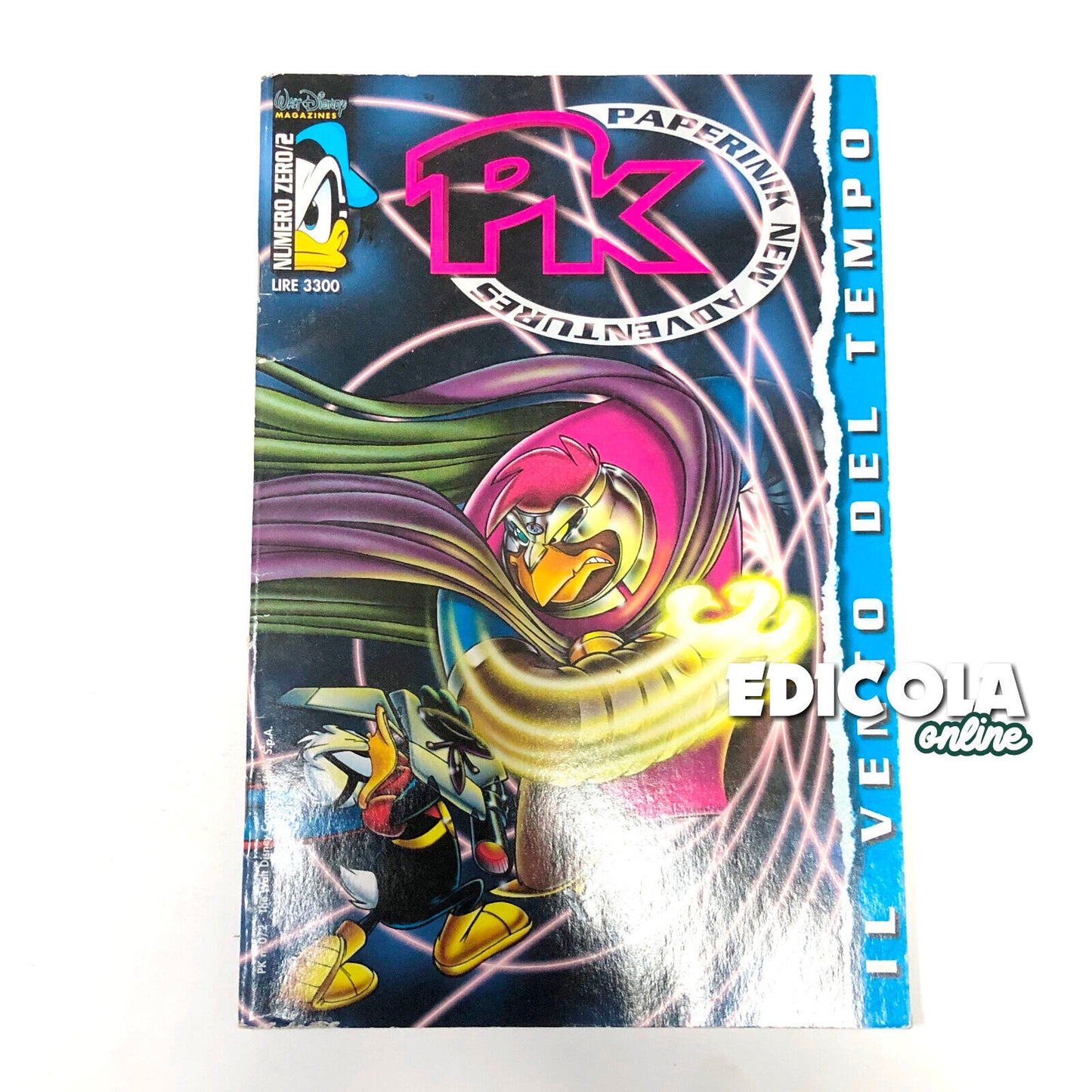 3x Fumetti PKNA Numero Zero 0/2 0/3 Paperinik New Adventures PK Disney Pikappa