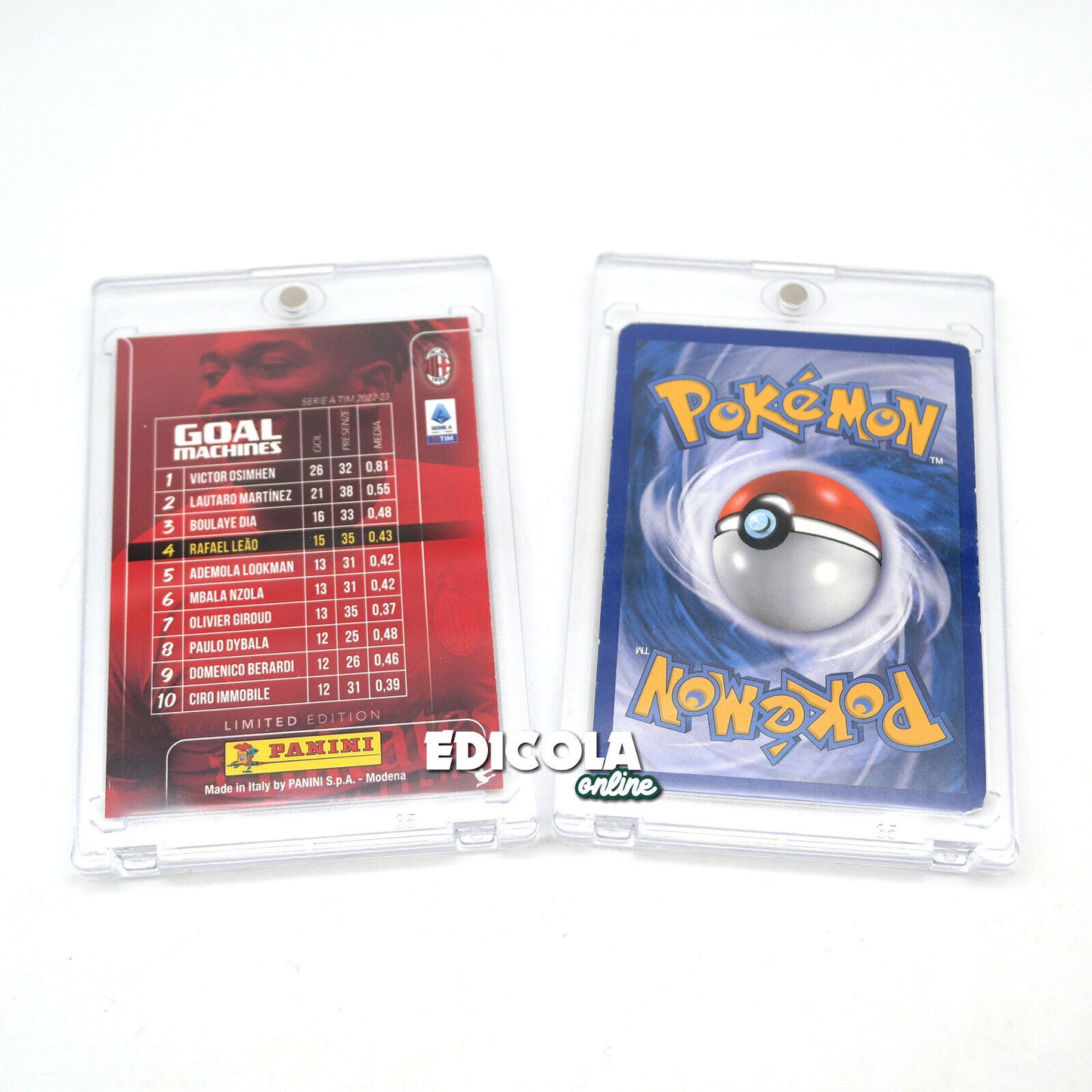 Custodia Trasparente Magnetica Protettiva UV per Carte da Collezione Card Cornice 35PT