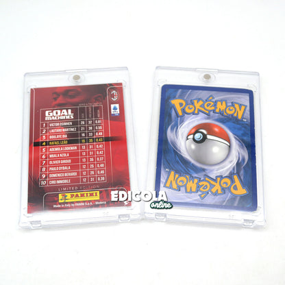 Custodia Trasparente Magnetica Protettiva UV per Carte da Collezione Card Cornice 35PT